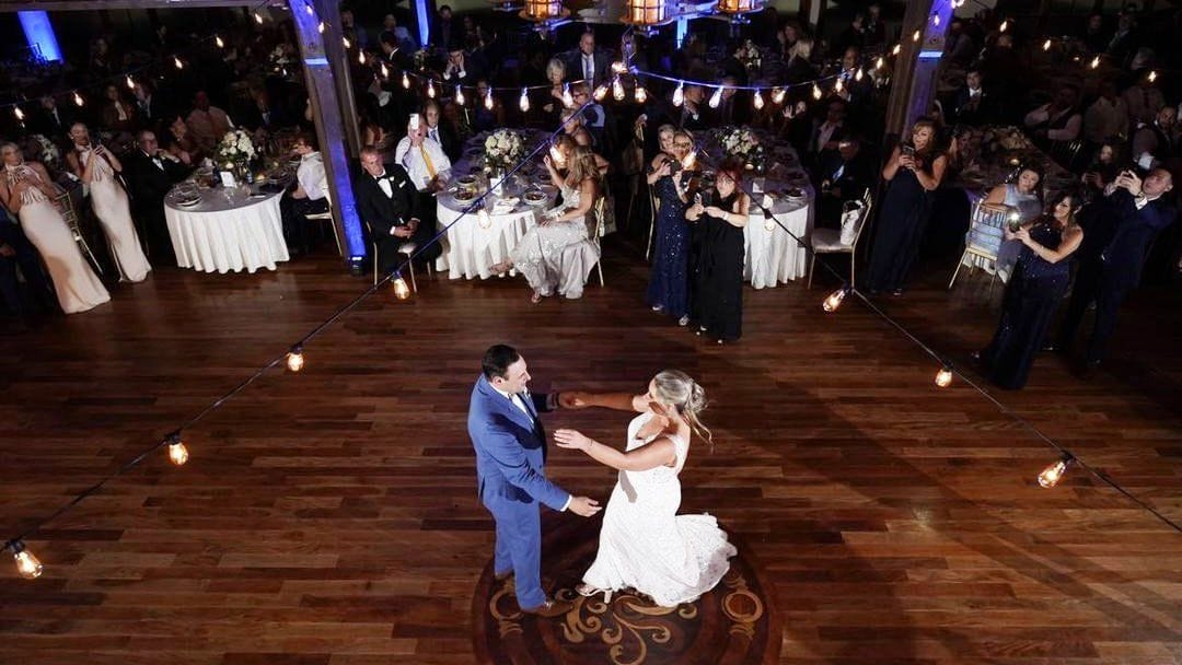 Waterfront Balconies at Riviera Waterfront Mansion Long Island wedding venue in Massapequa, NY — 6