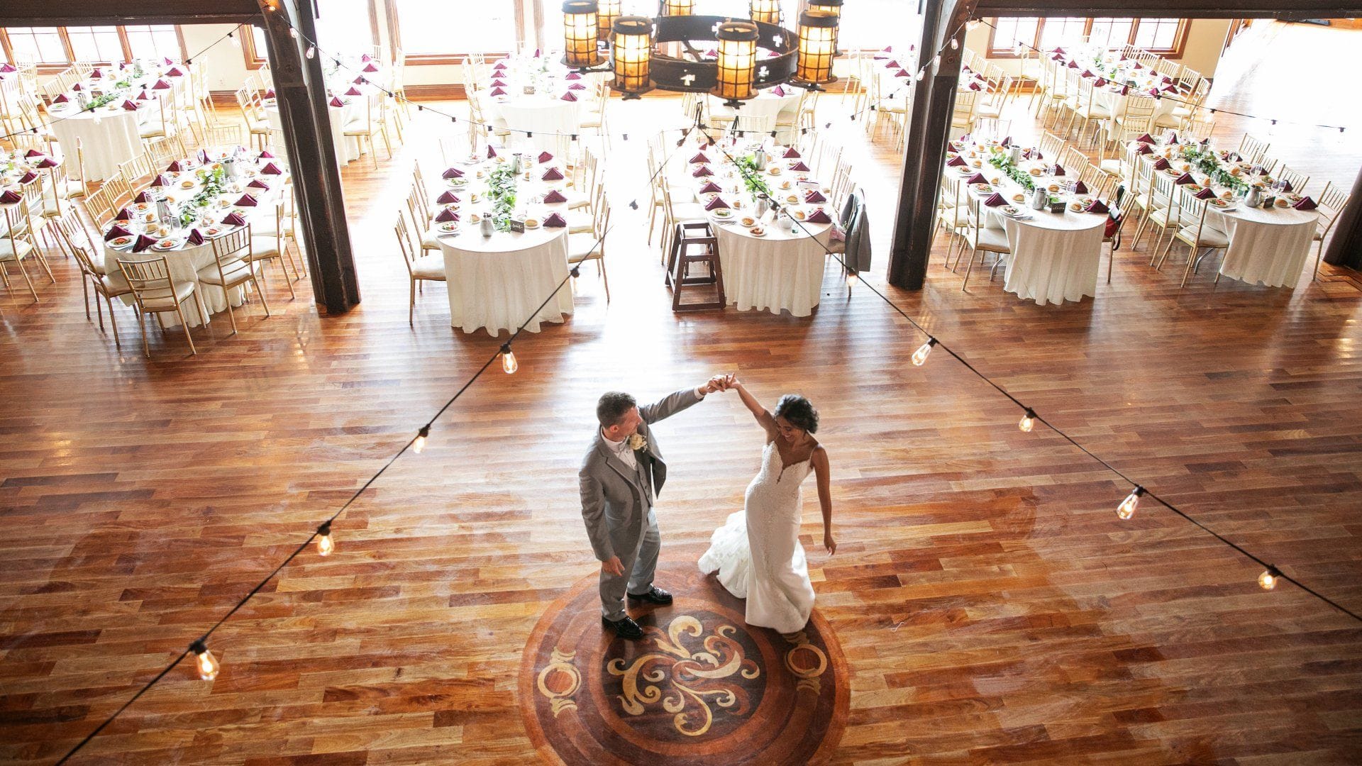 Waterfront Balconies at Riviera Waterfront Mansion Long Island wedding venue in Massapequa, NY — 8