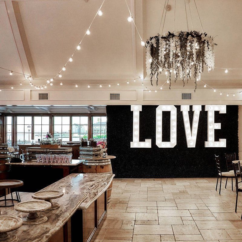 Indoor Cocktail Hour at Riviera Waterfront Mansion Long Island wedding venue in Massapequa, NY — 5