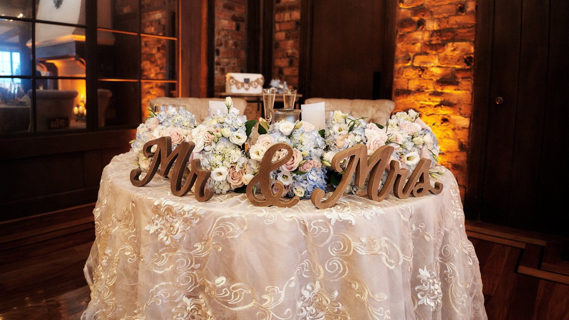 Sweetheart Table at Riviera Waterfront Mansion Long Island wedding venue in Massapequa, NY — 3