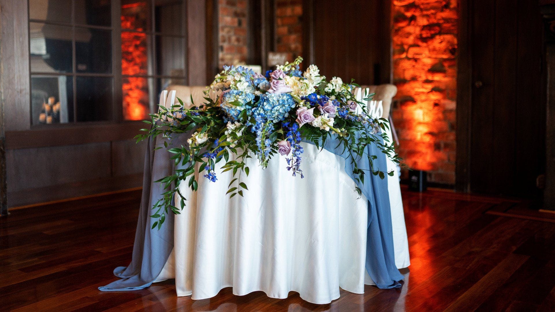 Sweetheart Table at Riviera Waterfront Mansion Long Island wedding venue in Massapequa, NY — 6