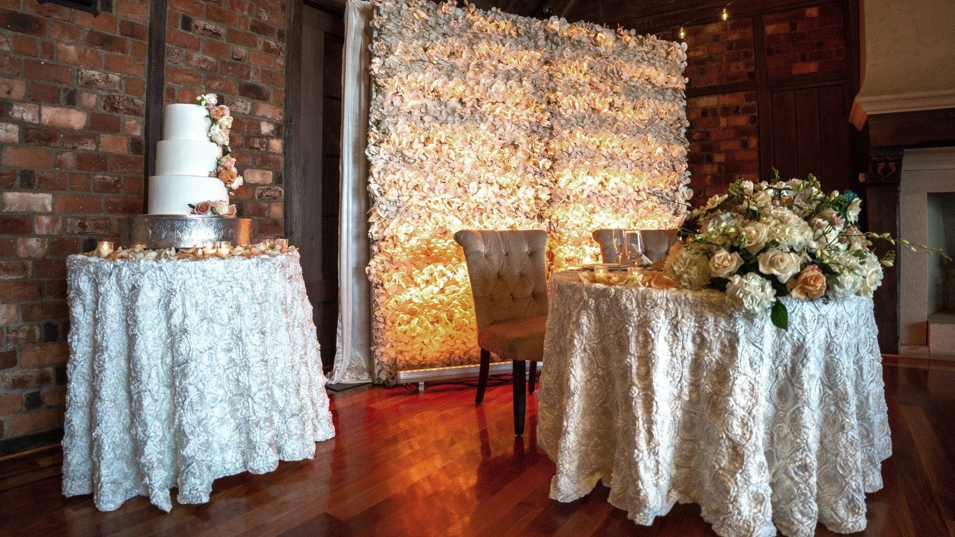 Sweetheart Table at Riviera Waterfront Mansion Long Island wedding venue in Massapequa, NY — 7