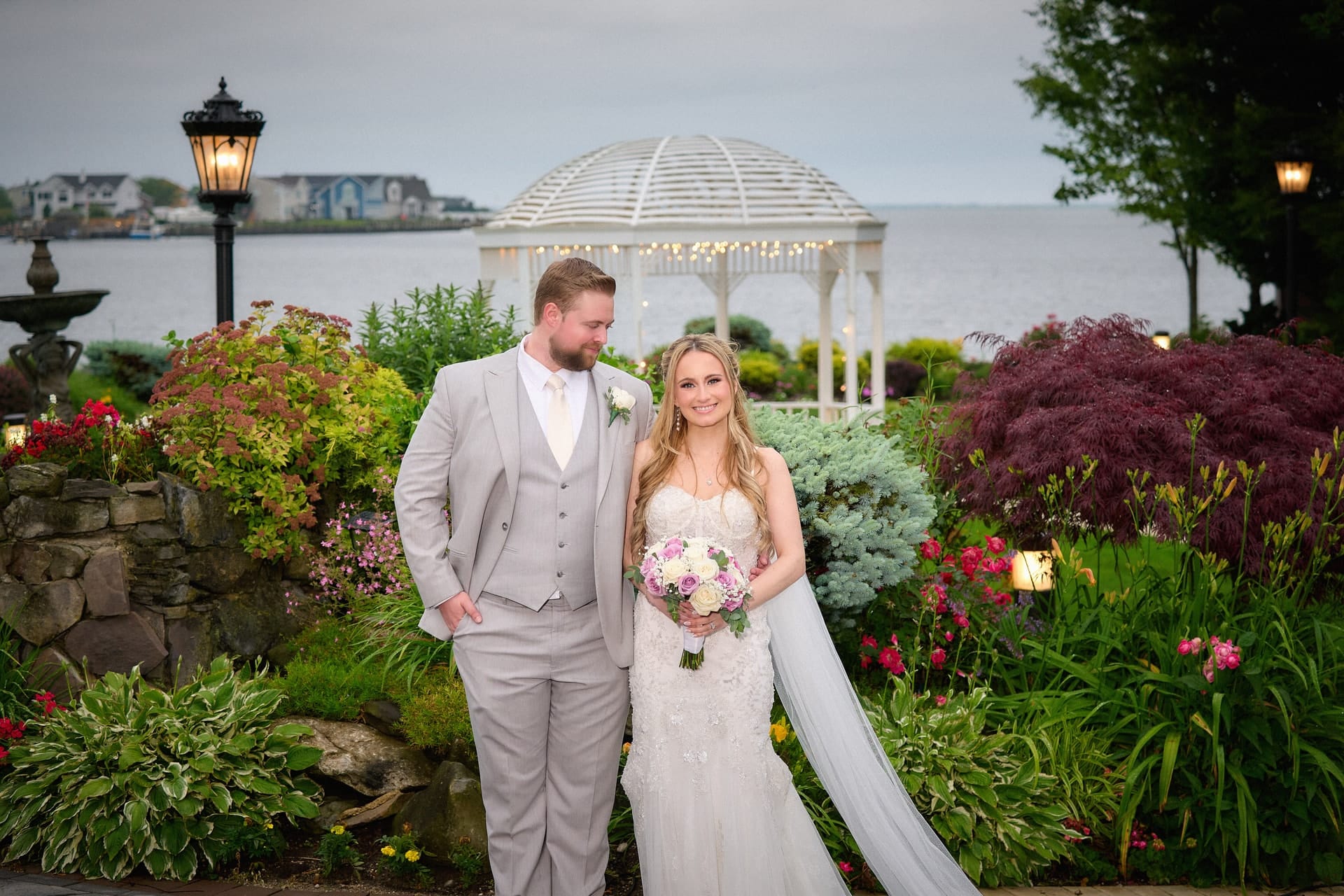 Wedding Photo Locations at Riviera Waterfront Mansion Long Island wedding venue in Massapequa, NY