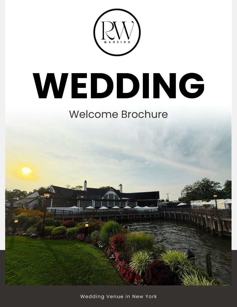 Riviera Waterfront Mansion Wedding Brochure — Long Island wedding venue packages and pricing in Massapequa, NY