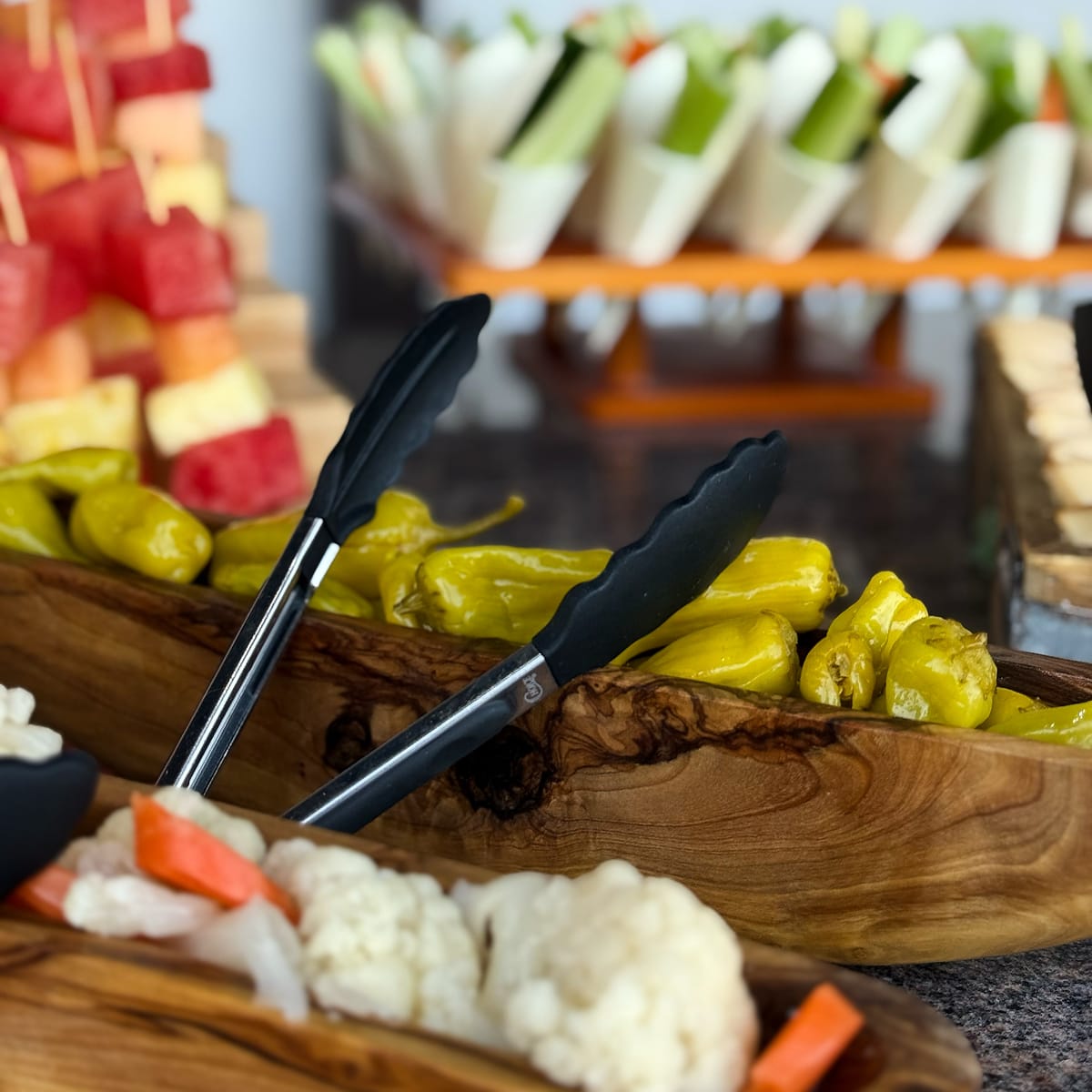 Chef inspired wedding catering and plated food at Riviera Waterfront Mansion, photo 6