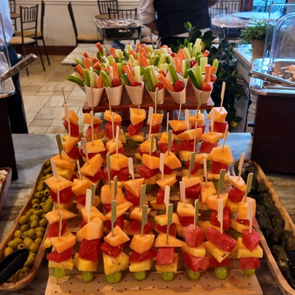 Chef inspired wedding catering and plated food at Riviera Waterfront Mansion, photo 3