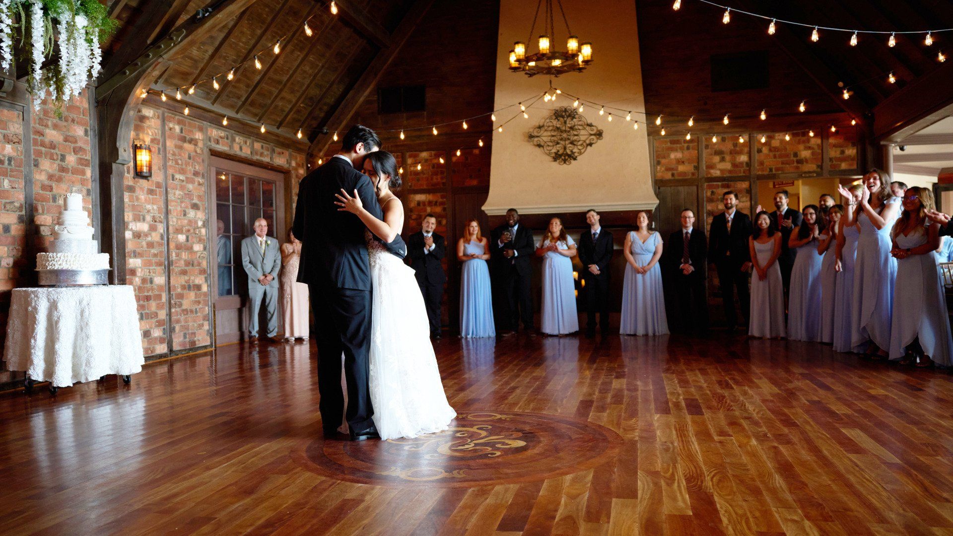 Grand ballroom wedding reception at Riviera Waterfront Mansion, photo 7