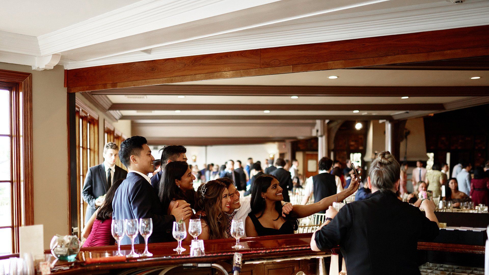 Top shelf wedding bar service at Riviera Waterfront Mansion, photo 1